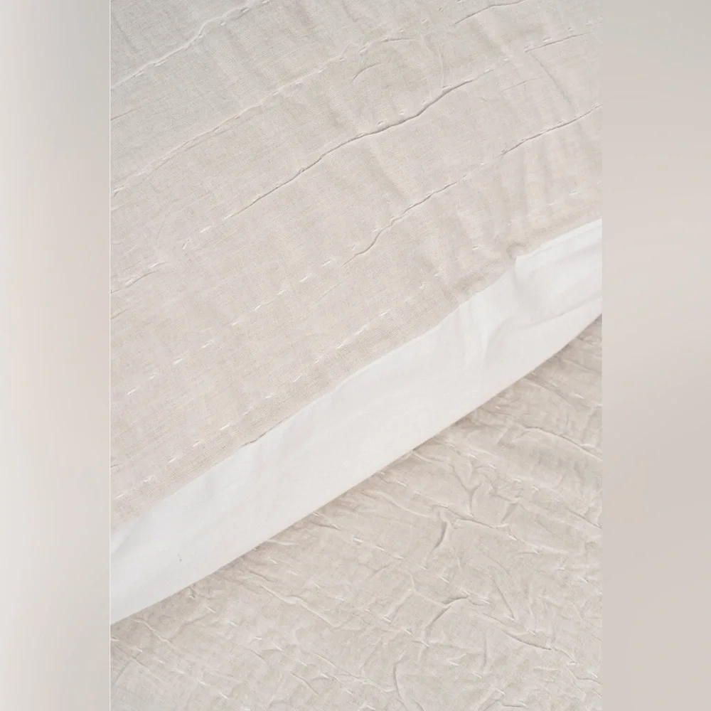 Indaba Kerala Kantha queen duvet set-2 matching standards shams-cotton-NWT